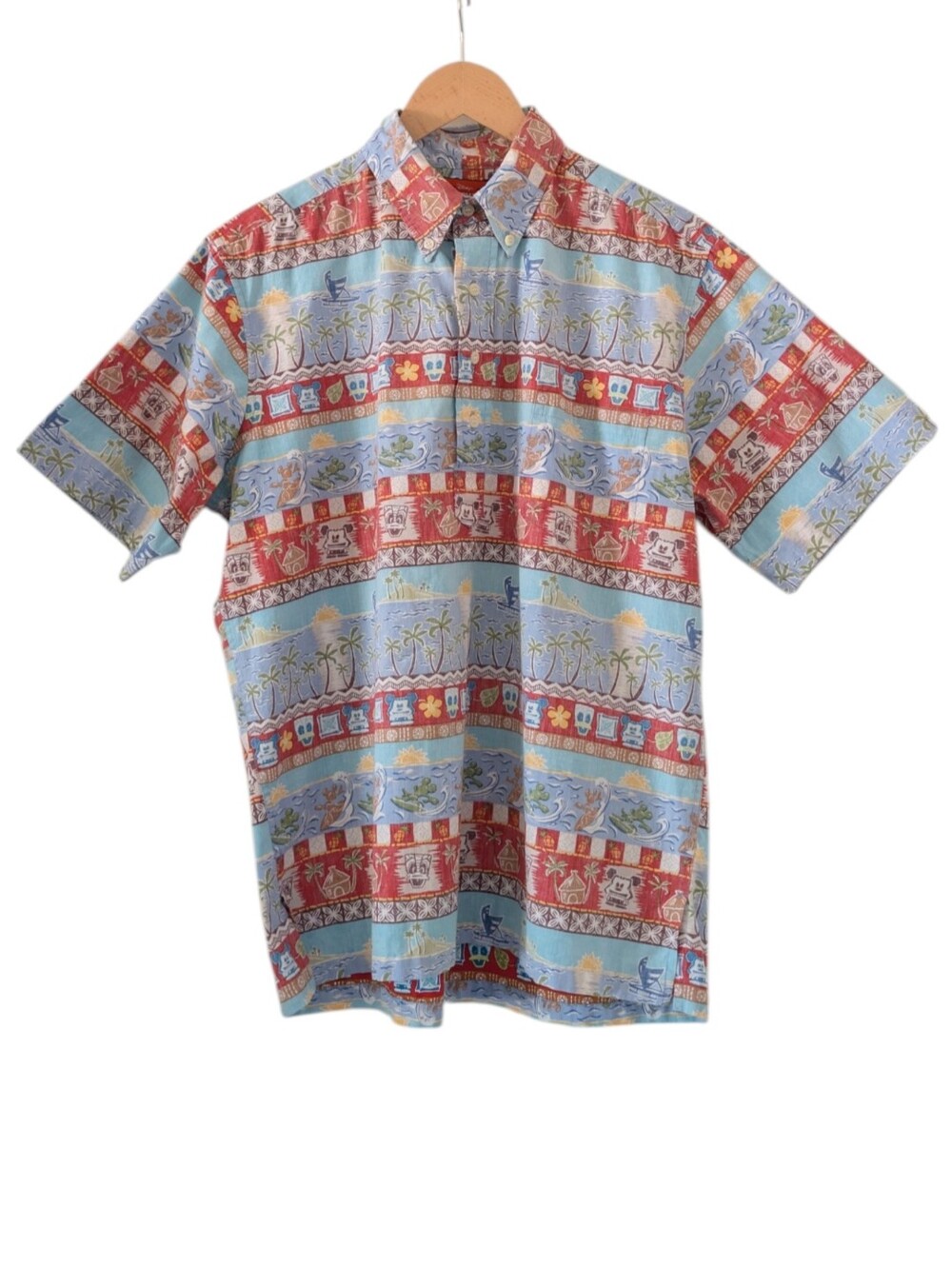 Vintage 90's Reyn Spooner + Disney Aloha Reverse Print Mickey Mouse Shirt Medium